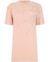 Philipp Plein - Mini Spiderweb-Strass Dress - Lyst