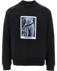 Emporio Armani - Signature Capsule Graphic-Print Sweatshirt - Lyst