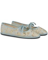 Vibi Venezia - Brigitte Floral-Jacquard Ballet Flats - Lyst