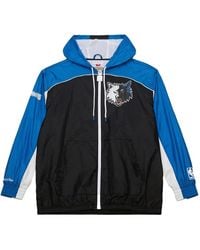 Mitchell & Ness - Big Shot Nba Minnesota Timberwolves Hoodie Windjack Met Capuchon - Lyst