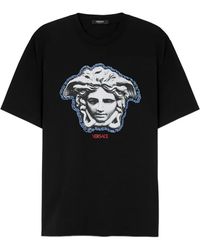 Versace - T-Shirt À Motif Medusa - Lyst