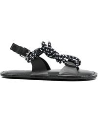 Plan C - Braided-Yarn Sandals - Lyst