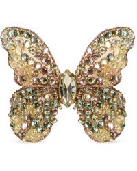 Jennifer Behr - Abbie Crystal Butterfly Hair Clip - Lyst