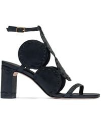 Bernardo - New Moon Appliqué Ankle-Strap Sandals - Lyst
