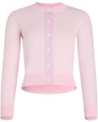 Patou - Logo-Embroidered Knit Top - Lyst