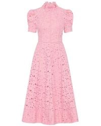 Rebecca Vallance - Kitsu Short Sleeve Midi Dress - Lyst