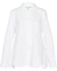 Comme des Garçons - Ruffled Cotton Shirt - Lyst