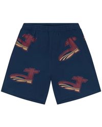 DENIM TEARS - Logo-Print Mesh Shorts - Lyst