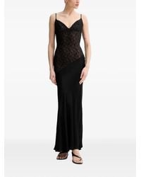 Bardot - Robe Longue Aralia À Fines Bretelles Et Empiècements En Dentelle - Lyst