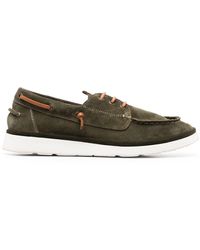Moma - Suede Boat Shoes - Lyst