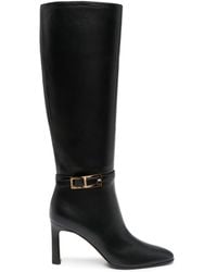 Sergio Rossi - Nora 80mm Knee-high Leather Boots - Lyst