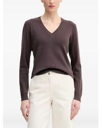 Benetton - V-Neck Top - Lyst