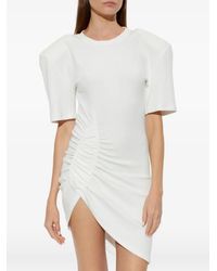 The Mannei - Ruched Asymmetric Mini Dress - Lyst