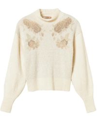 Twinset - Jacquard Alpaca Blend Sweater - Lyst