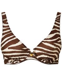 Twinset - Zebra-Print Underwire Bra - Lyst