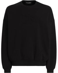 Dolce & Gabbana - Sweatshirt mit Logo-Prägung - Lyst