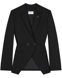Givenchy - Slashed Double-Breasted Jacket - Lyst