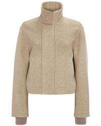 Victoria Beckham - High-Neck Bomber Jacket - Lyst