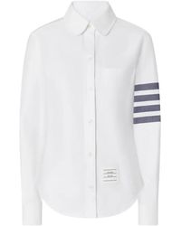 Thom Browne - Chemise Oxford À 4 Bandes Signature - Lyst