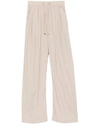 Herno - Drawstring Elasticated-Waist Trousers - Lyst