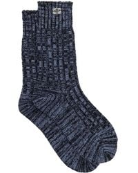 Ganni - Ribbed Socks - Lyst
