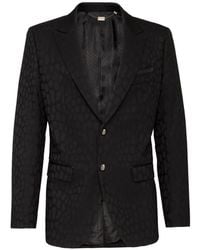 Billionaire - Crocodile-Effect Peak-Lapel Blazer - Lyst