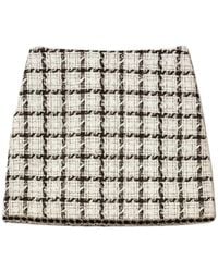 Twinset - Check-Pattern Mini Skirt - Lyst