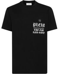 Philipp Plein - Graphic-Print Cotton T-Shirt - Lyst
