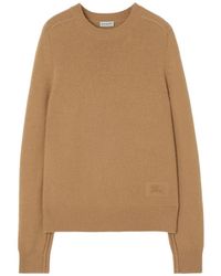 Burberry - Constance Pullover Mit Logo-Patch - Lyst