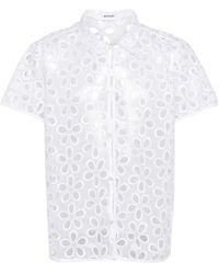 Bode - Primrose Floral-lace Shirt - Lyst