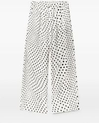 Stella McCartney - Polka-Dot Drawstring-Waist Trousers - Lyst