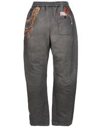 Protocol Index Men S Trompe-l Œil Layered Pants in Blue for Men | Lyst