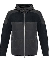 Moose Knuckles - Glenvale Ribbed-Panel Padded Jacket Clothing - Lyst