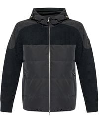 Moose Knuckles - Glenvale Ribbed-Panel Padded Jacket - Lyst