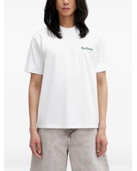 Barbour - Logo-Print T-Shirt - Lyst