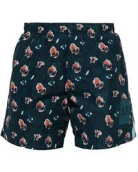 C.P. Company - Bañador Con Estampado Abstracto - Lyst