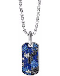 David Yurman Hanger Met Diamant in het Metallic voor heren Heren Sieraden voor voor Kettingen voor 