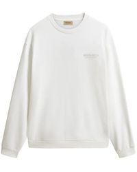 Woolrich - Sweat Côtelé À Logo - Lyst