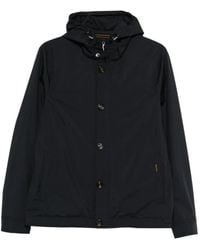 Moorer - Hooded Button Jacket - Lyst