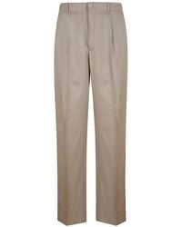 Incotex - Pleated-Waistband Straight-Leg Trousers - Lyst