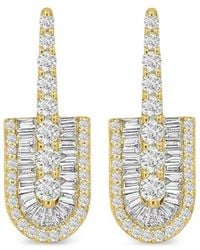UNION LOS ANGELES - Diamond U Drop Earrings - Lyst