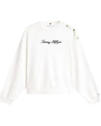 Tommy Hilfiger - Shoulder-Detail Sweatshirt - Lyst
