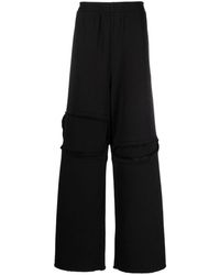 MM6 by Maison Martin Margiela - Layered Distressed Jersey Track Pants - Lyst