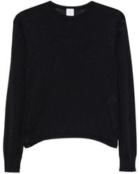 Eleventy - Metallic-Thread Crew-Neck Sweater - Lyst