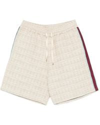 Drole de Monsieur - Short À Rayures Latérales Contrastantes - Lyst