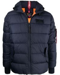 Alpha Industries - Padded Logo Jacket - Lyst
