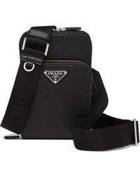 Prada - Saffiano Leather Smartphone Case - Lyst