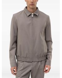HUGO - Hellys Elasticated-Hem Zip-Up Jacket - Lyst