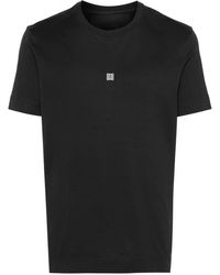 Givenchy - 4g-motif Cotton T-shirt - Lyst
