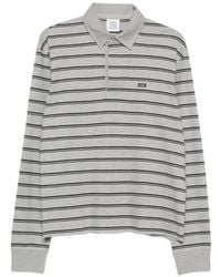 Vetements - Striped Long-Sleeve Polo Shirt - Lyst